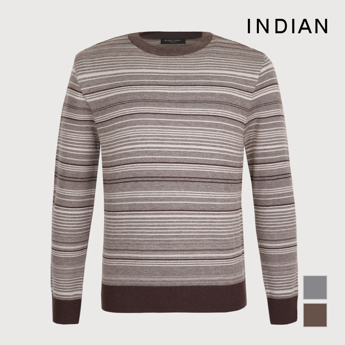 인디안(INDIAN) 풀패턴라운드니트_MIUBRXW9481