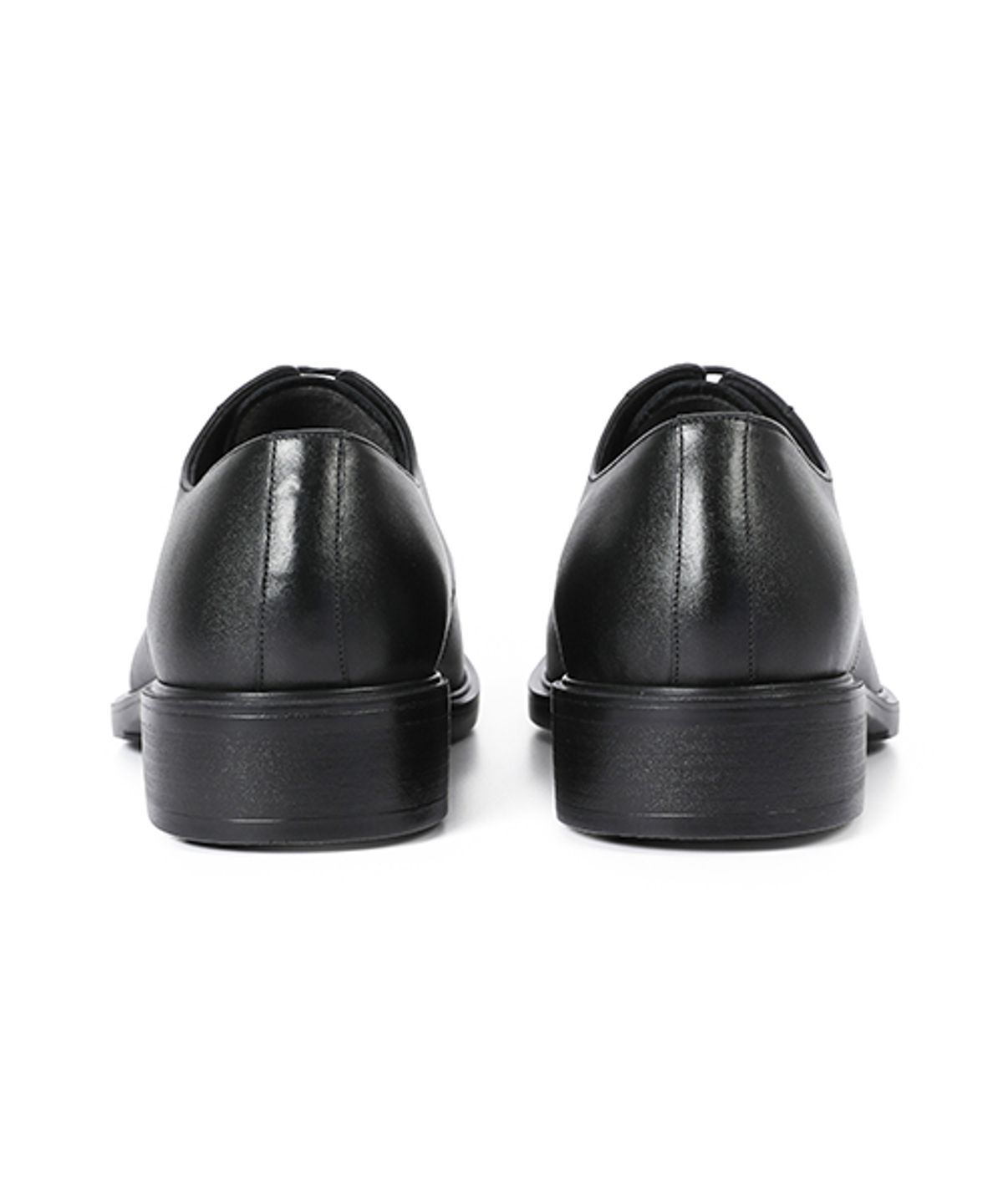 멜로스(MELLOS) 5cm 키높이 무브먼트 더비슈즈 블랙-핸드메이드