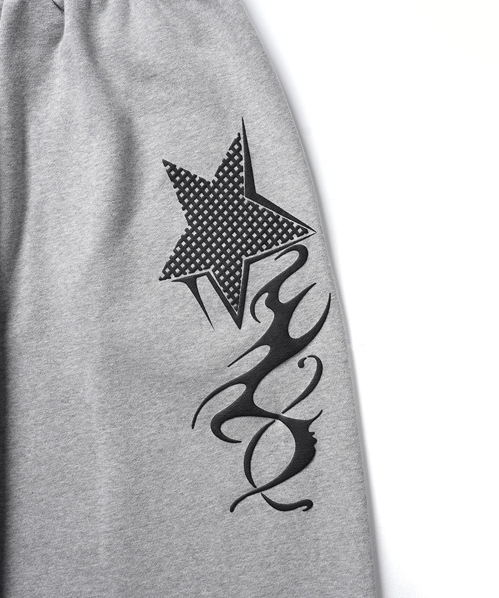 MUSINSA | GAKKAI UNIONS Nebula Sweat Balloon Pants Gray
