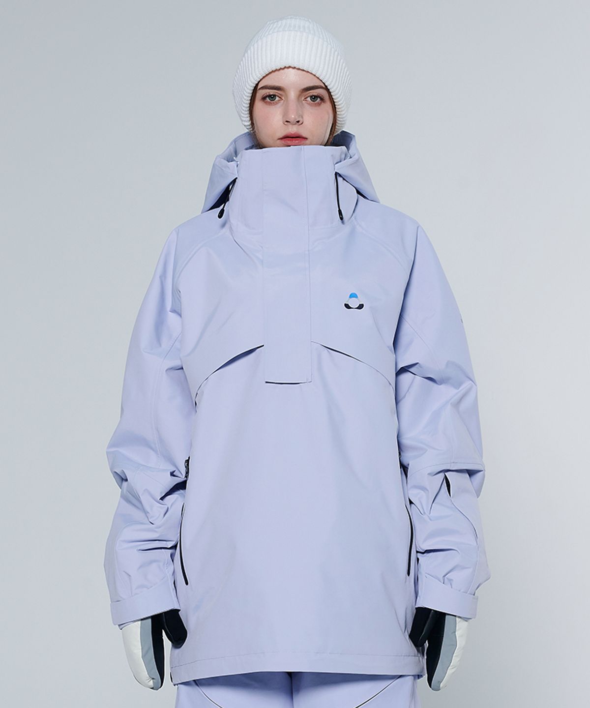 돌아우터웨어(DOLL OUTERWEAR) [DOLL X DUMDIDUM] 2425 스피카 보드복 아노락 자켓 LIGHT PURPLE 남녀공용