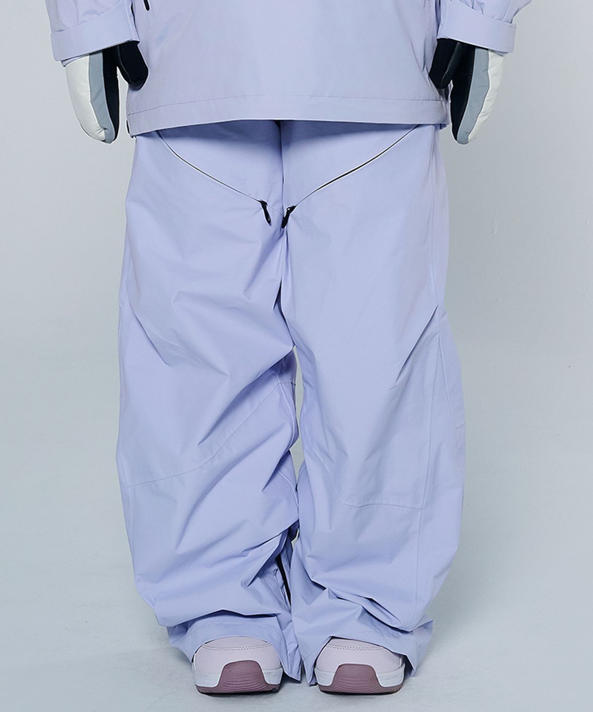 돌아우터웨어(DOLL OUTERWEAR) [DOLL X DUMDIDUM] 2425 스피카 보드복 팬츠 LIGHT PURPLE 남녀공용
