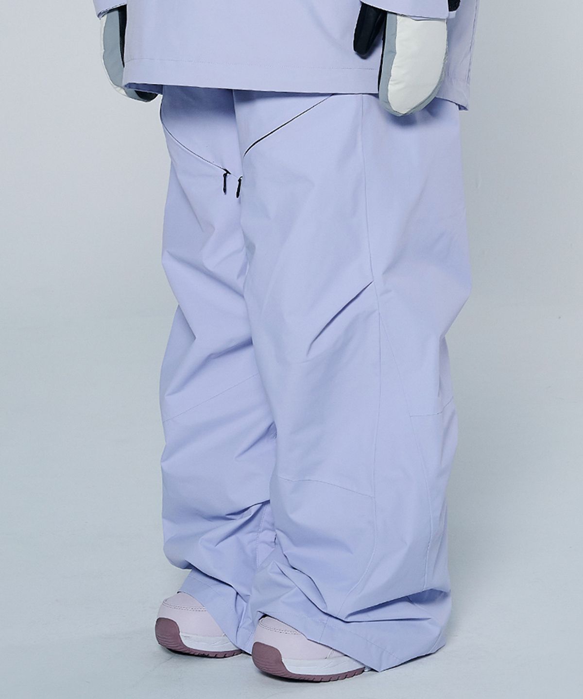 돌아우터웨어(DOLL OUTERWEAR) [DOLL X DUMDIDUM] 2425 스피카 보드복 팬츠 LIGHT PURPLE 남녀공용