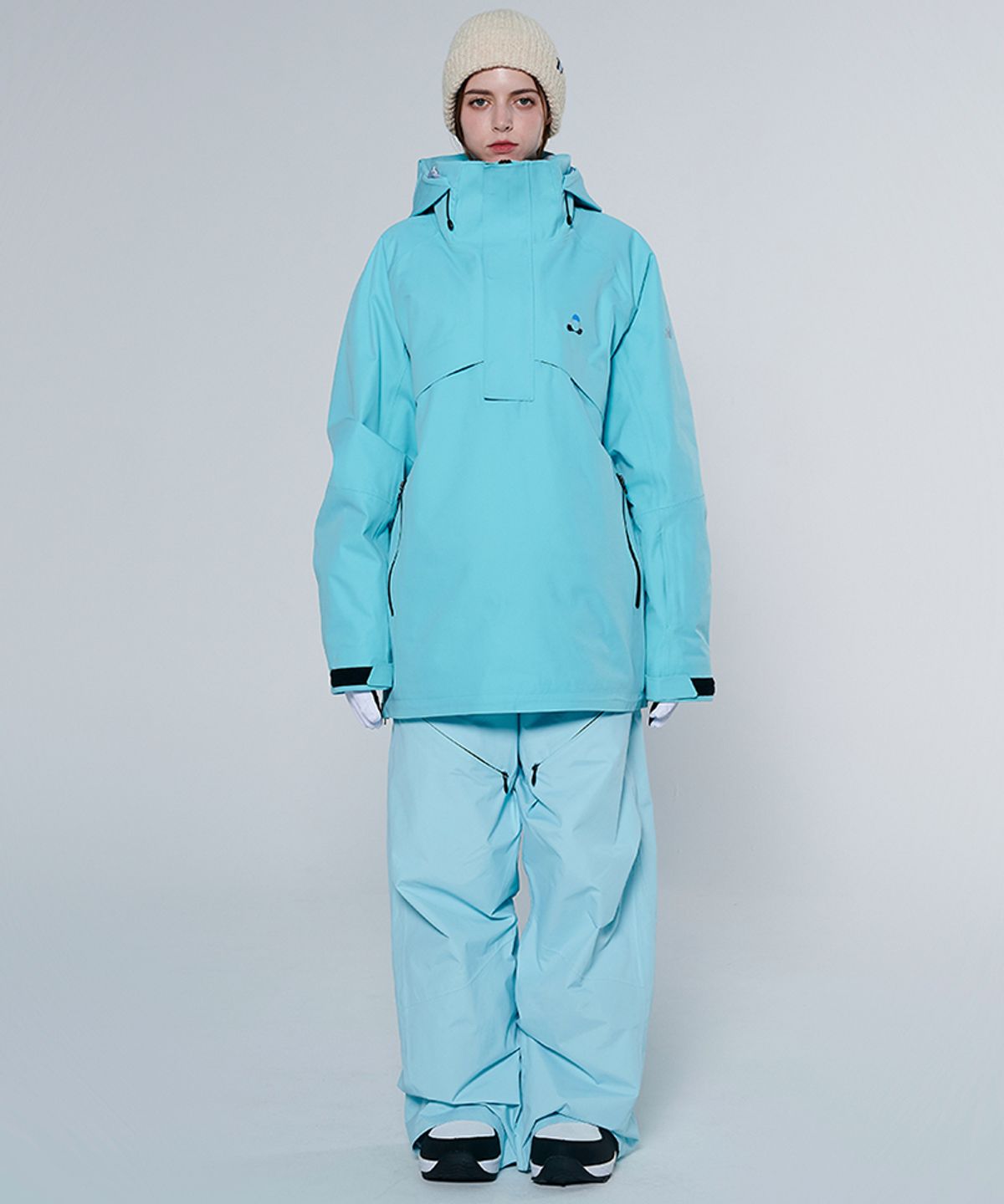 돌아우터웨어(DOLL OUTERWEAR) [DOLL X DUMDIDUM] 2425 스피카 보드복 팬츠 SKY BLUE 남녀공용