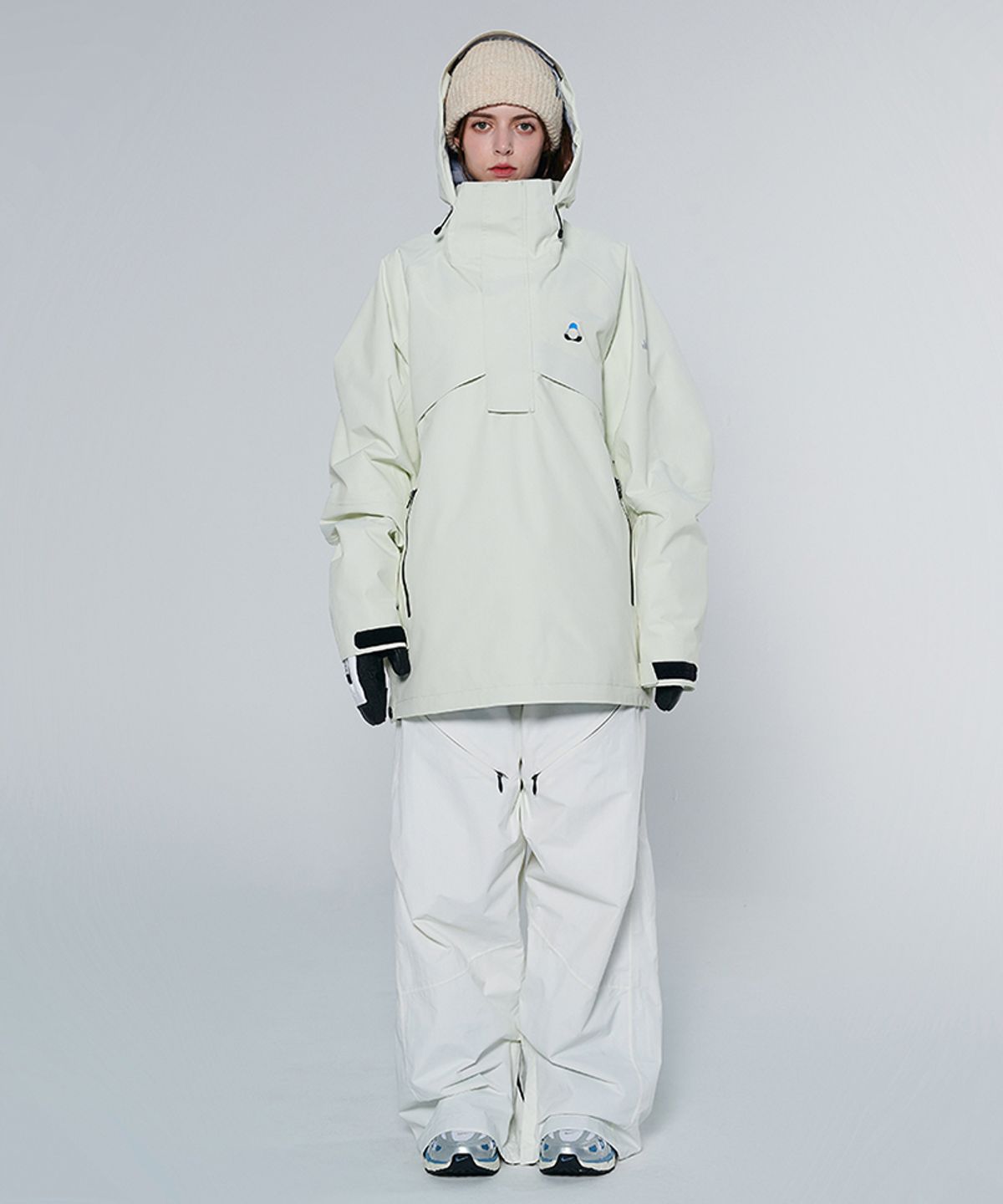 돌아우터웨어(DOLL OUTERWEAR) [DOLL X DUMDIDUM] 2425 스피카 보드복 팬츠 WHITE 남녀공용