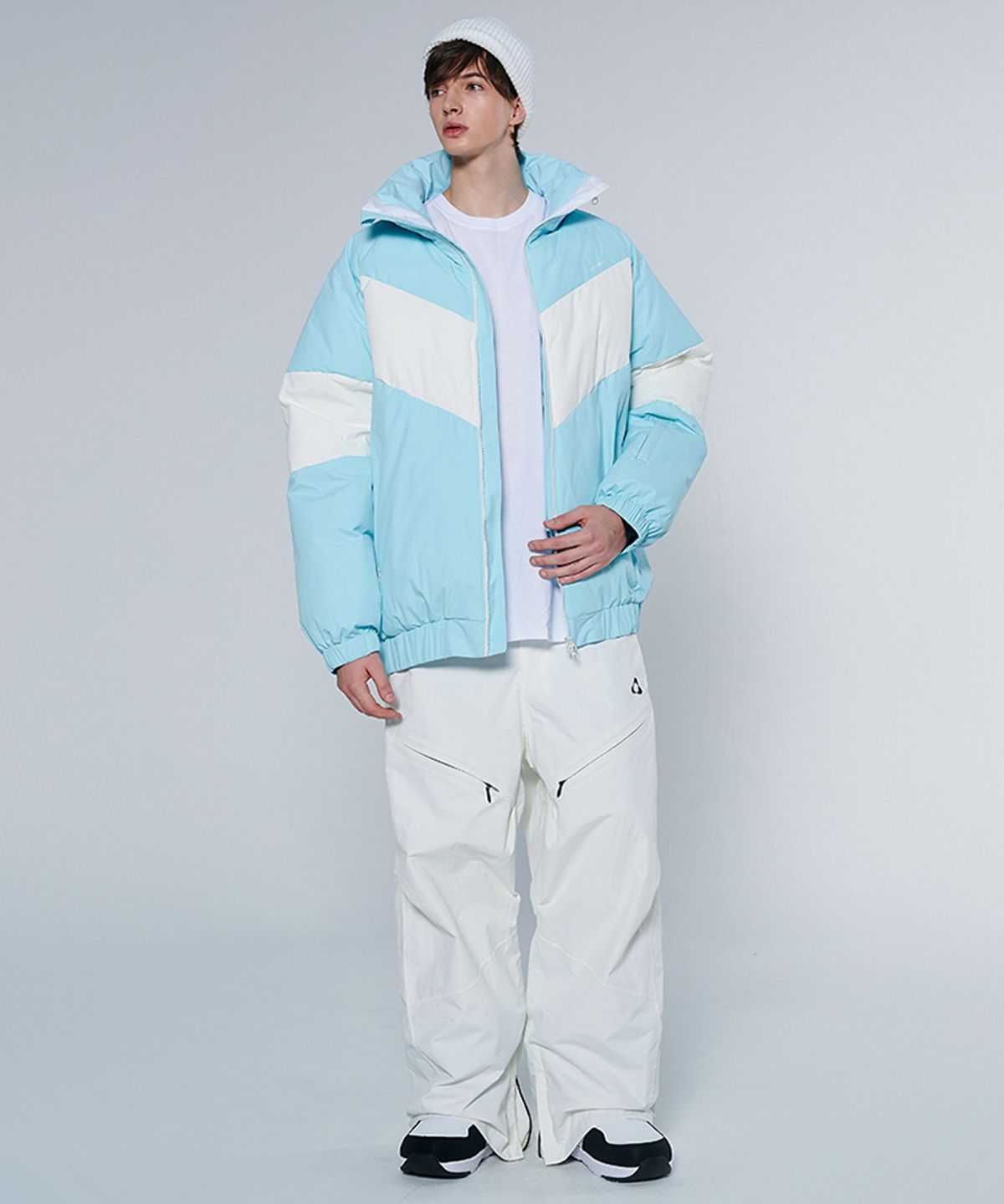 돌아우터웨어(DOLL OUTERWEAR) [DOLL X DUMDIDUM] 2425 스피카 보드복 팬츠 WHITE 남녀공용