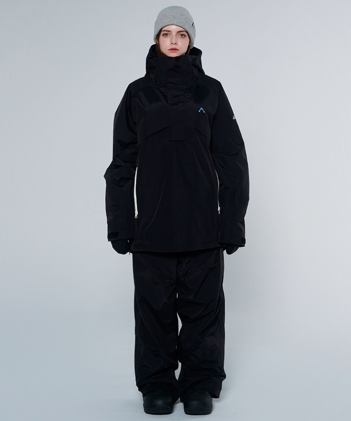 돌아우터웨어(DOLL OUTERWEAR) [DOLL X DUMDIDUM] 2425 스피카 보드복 팬츠 BLACK 남녀공용