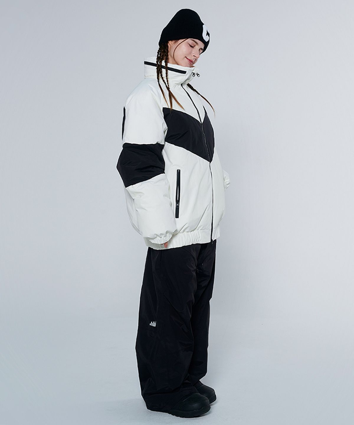 돌아우터웨어(DOLL OUTERWEAR) [DOLL X DUMDIDUM] 2425 스피카 보드복 팬츠 BLACK 남녀공용