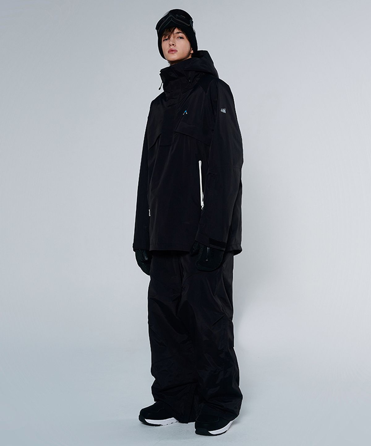 돌아우터웨어(DOLL OUTERWEAR) [DOLL X DUMDIDUM] 2425 스피카 보드복 팬츠 BLACK 남녀공용