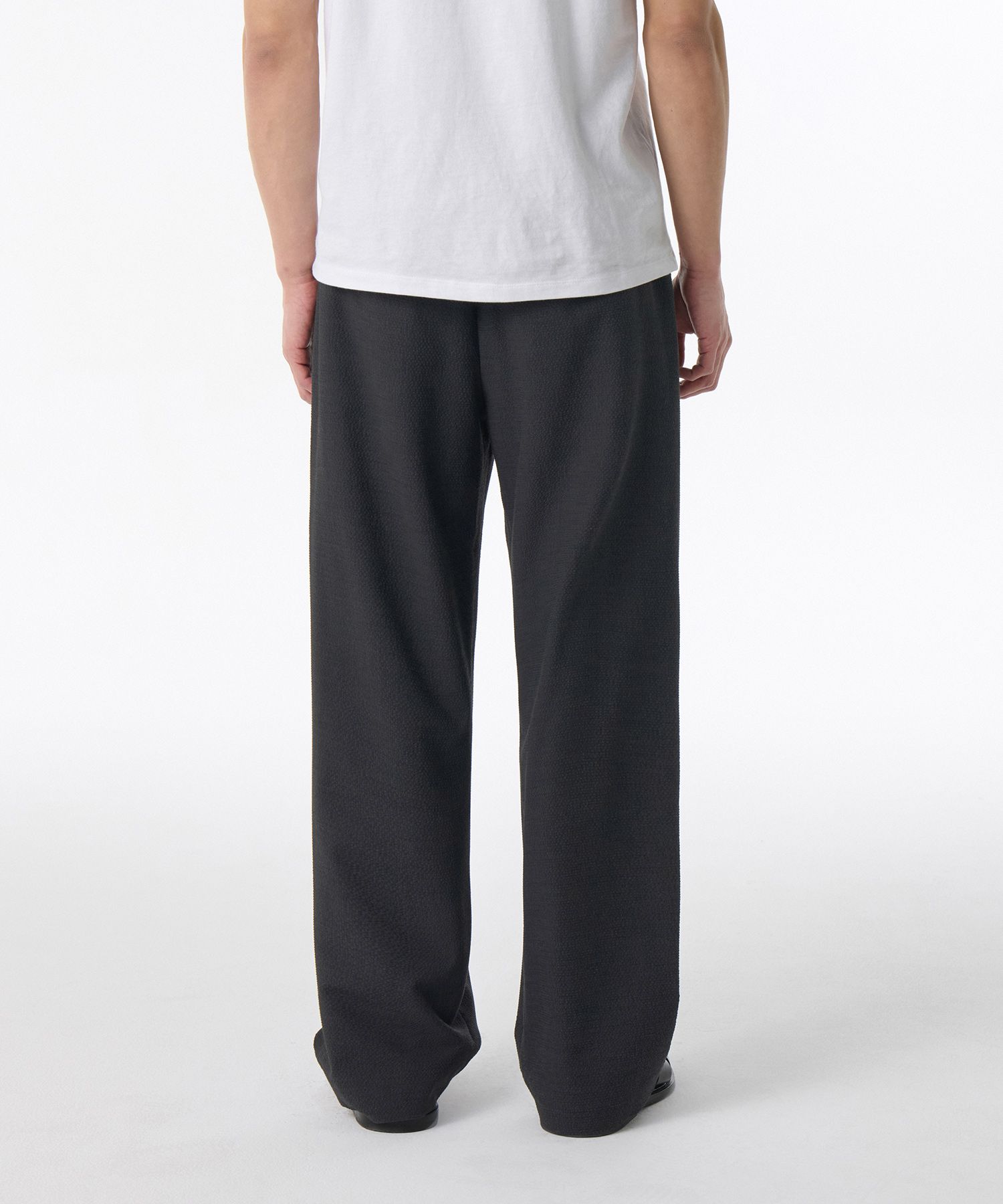 【MODERNIF】Summer Banding Semi-Wide Slacks modernif (モダンイフ) - サマーバンディングセミワイド