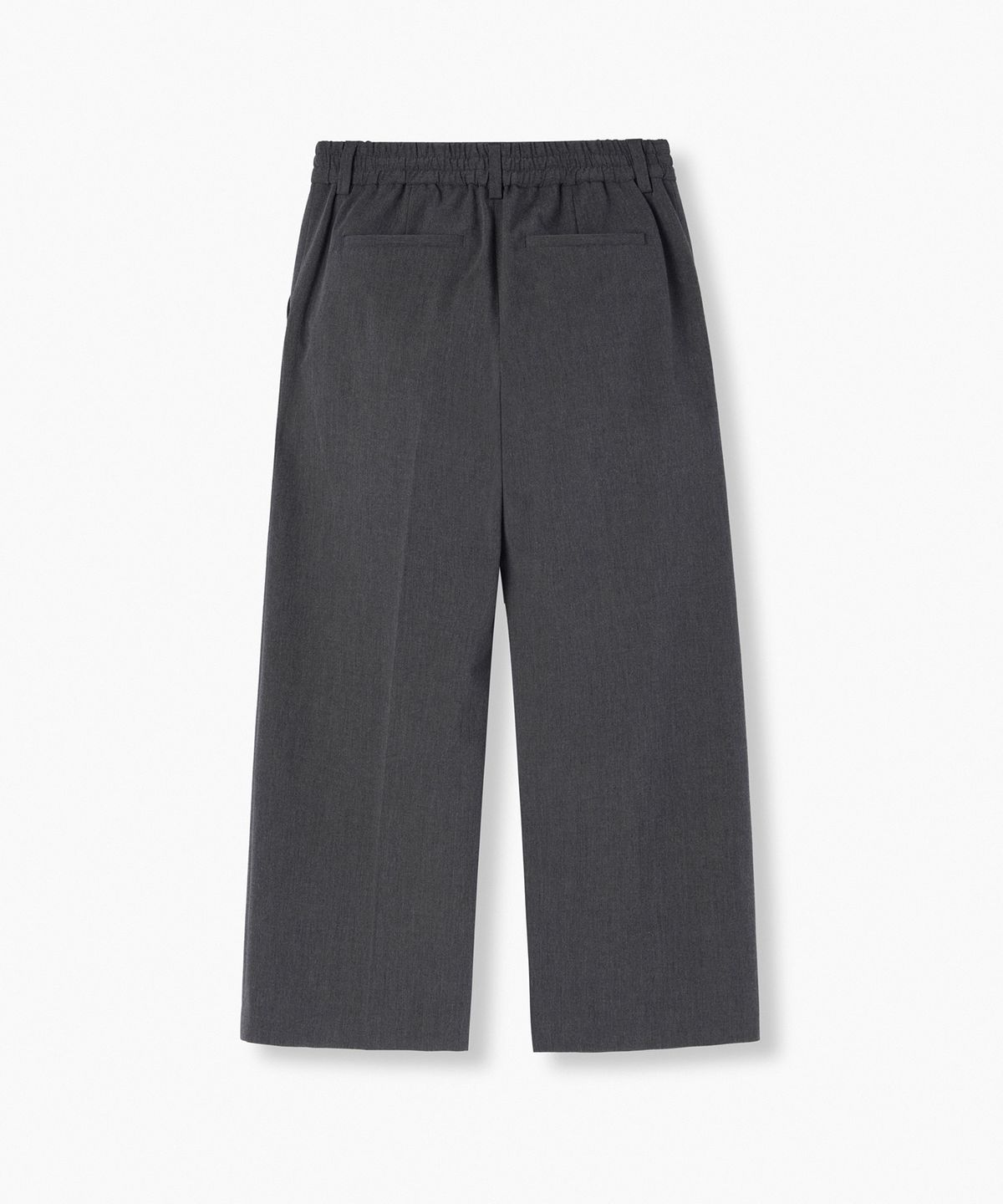 무신사 스탠다드 키즈(MUSINSA STANDARD KIDS) 와이드 밴딩 슬랙스 [미디엄 그레이]