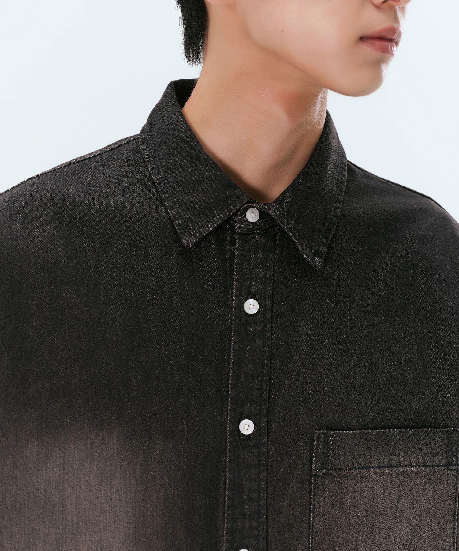 ★MUSINSA STANDARD★ Big Brush Oversized Denim Shirt Yellow MUSINSA | MUSINSA STANDARD Big Brush Oversized Denim Shirt