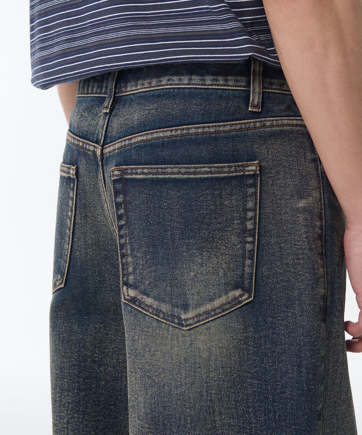 ★MUSINSA STANDARD★ Scrub washed wide denim pants washed bl MUSINSA | MUSINSA STANDARD Scrub Washed Wide Denim Pants