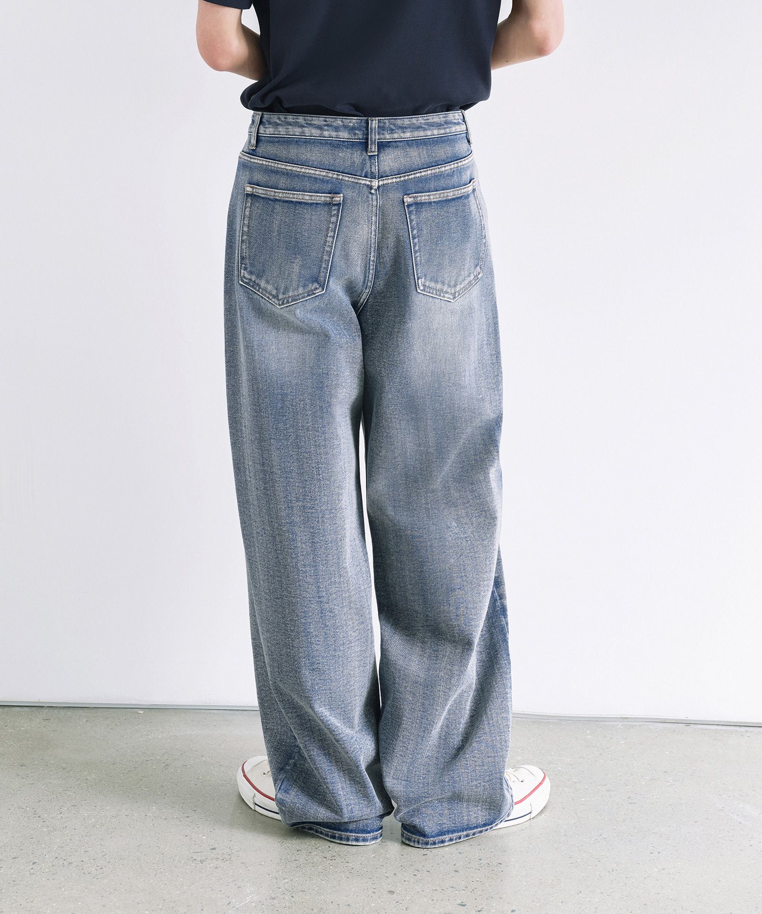 ★MUSINSA STANDARD★ Scrub washed wide denim pants light ind MUSINSA | MUSINSA STANDARD Scrub Washed Wide Denim Pants