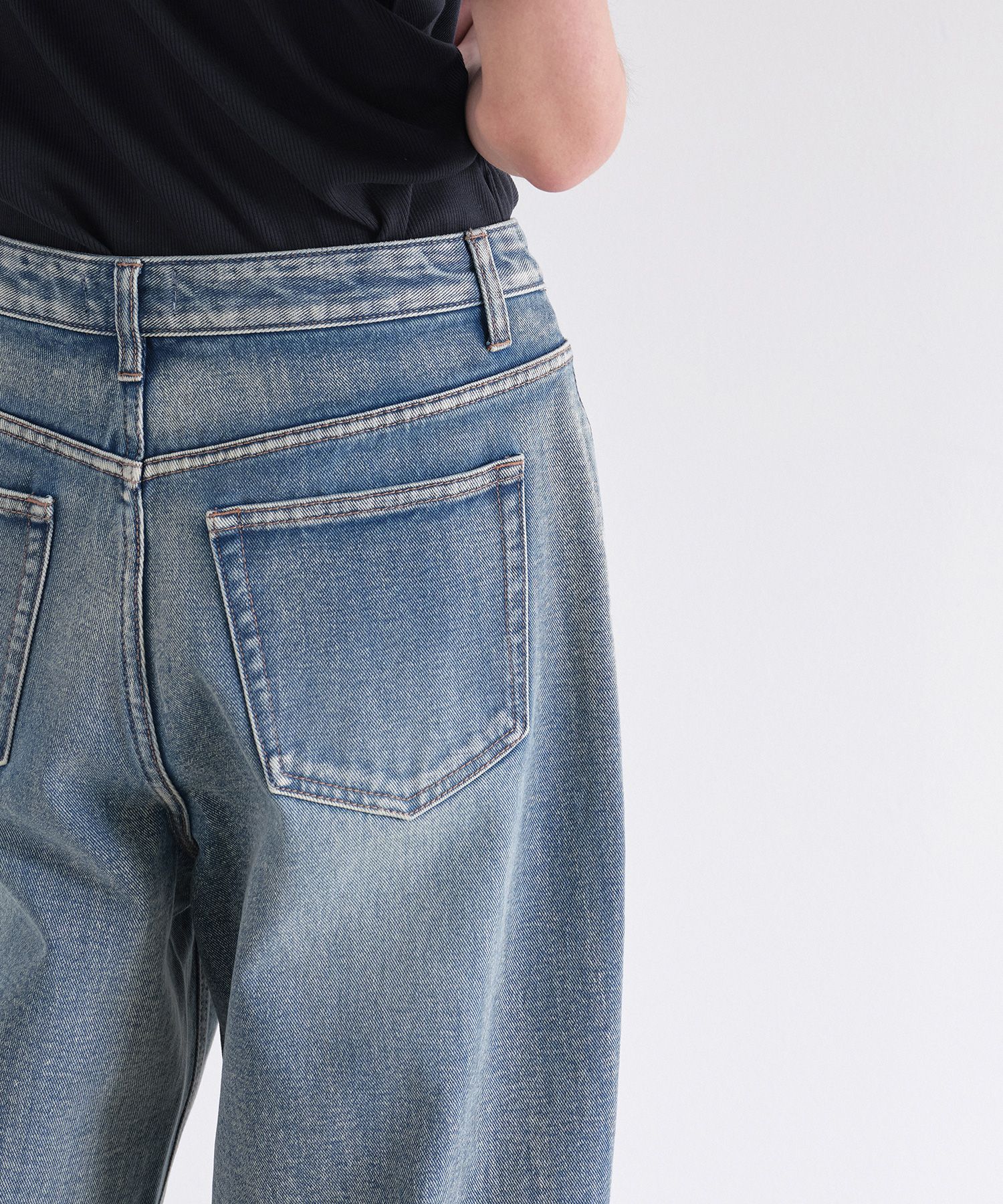 ★MUSINSA STANDARD★ Scrub washed wide denim pants light ind MUSINSA | MUSINSA STANDARD Scrub Washed Wide Denim Pants