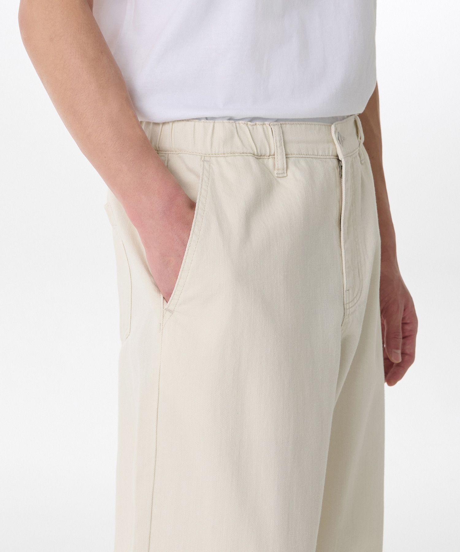 ★MUSINSA STANDARD★ Linen-like balloon denim pants cream MM MUSINSA | MUSINSA STANDARD Linen-like balloon denim pants