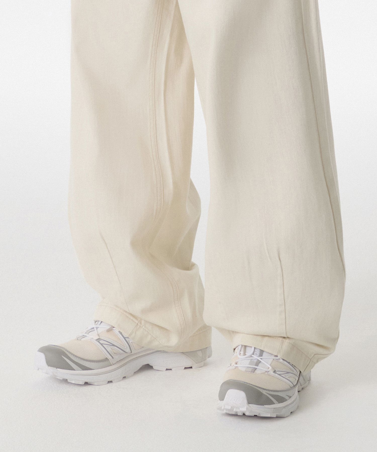 ★MUSINSA STANDARD★ Linen-like balloon denim pants cream MM MUSINSA | MUSINSA STANDARD Linen-like balloon denim pants