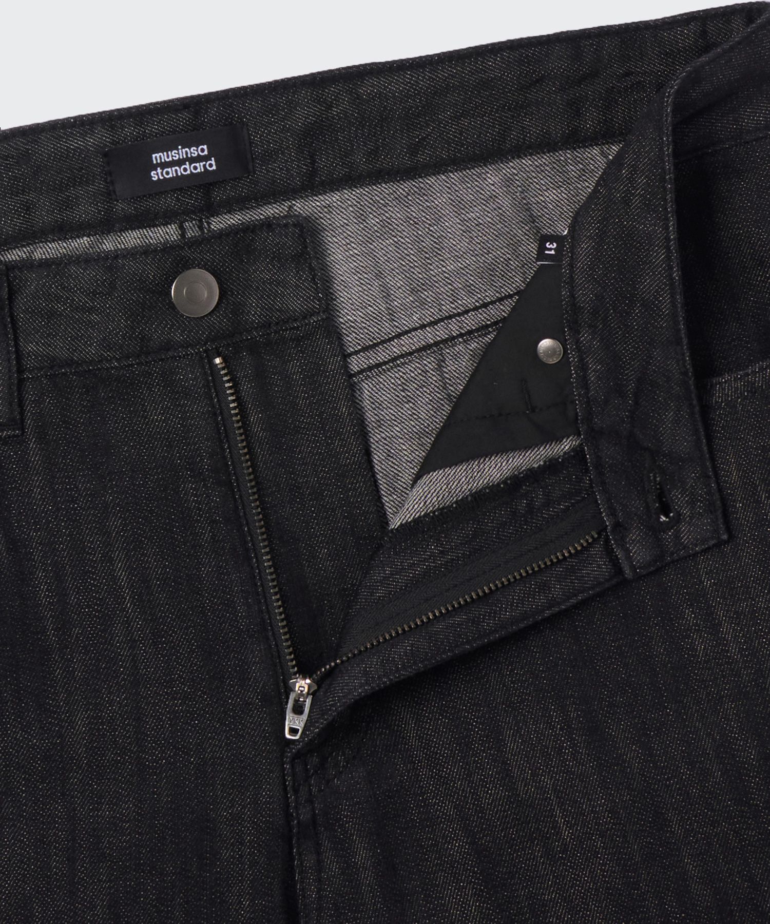 ★MUSINSA STANDARD★ Denim Fatigue Pants Low Black MMDNP516- MUSINSA | MUSINSA STANDARD Denim Fatigue Pants [Row Black]