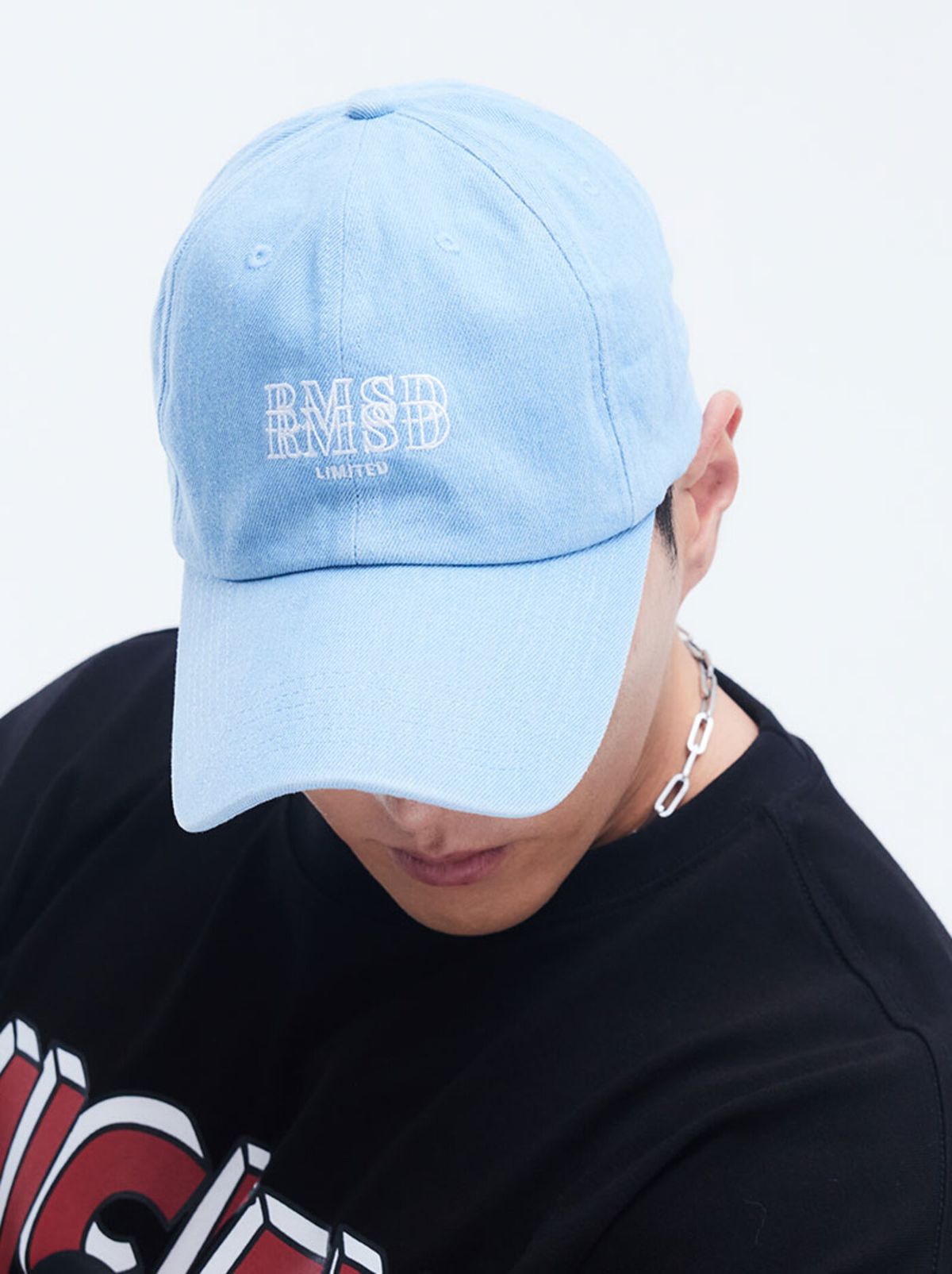 리무버 스튜디오(REMOVERSTUDIO) RMSD 오버랩 이니셜 볼캡[블루]
