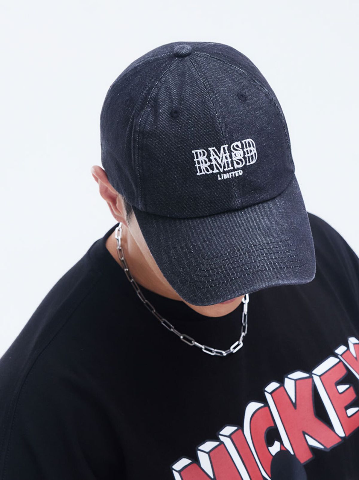 리무버 스튜디오(REMOVERSTUDIO) RMSD 오버랩 이니셜 볼캡[블랙]