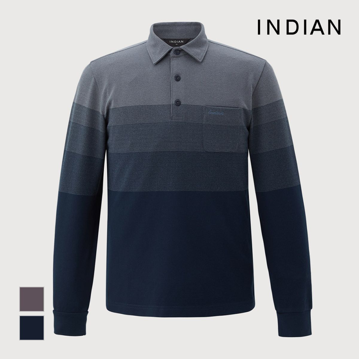 인디안(INDIAN) 시밀 한기장 티셔츠_MITAL3W9131