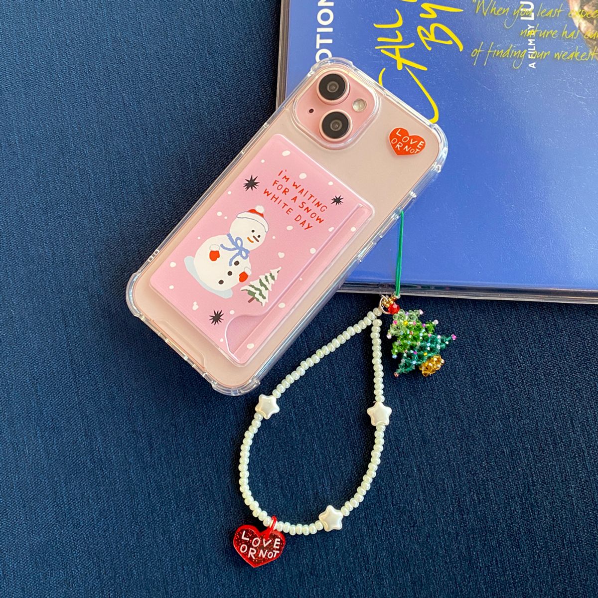 러브오낫(LOVE OR NOT) 비즈스트랩/키링앤톡 Christmas Tree-Mint Beads Strap/Keyring&Tok