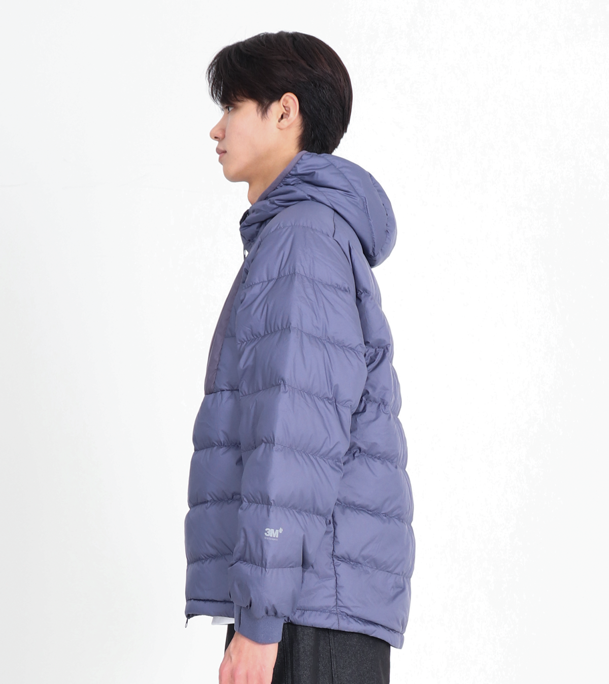 버튼서울(BUTTON SEOUL) [덕 다운 90/10] 3M원단 핸드워머 경량 후디드 패딩 자켓 (Dark Royal Blue)