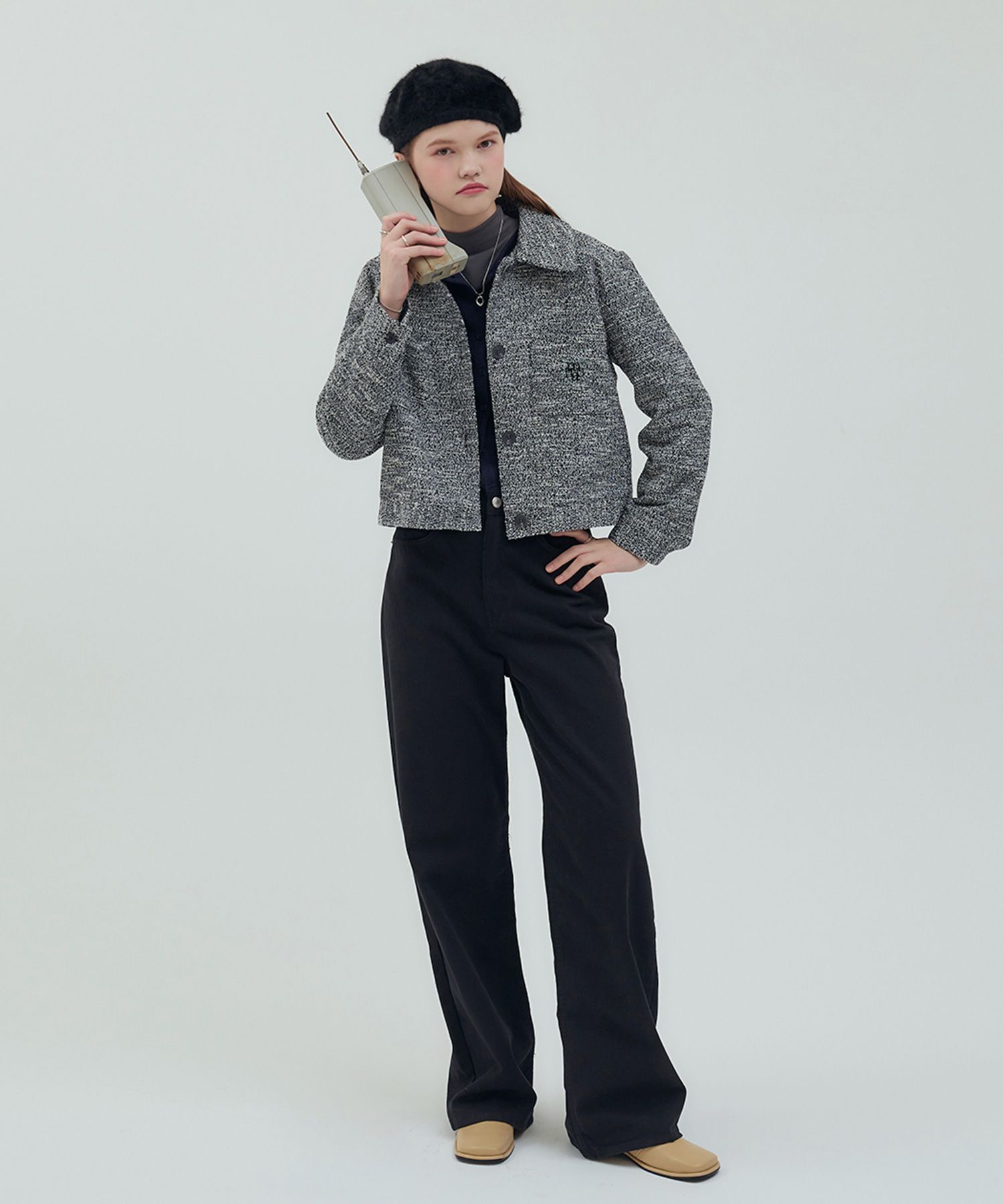 ●muahmuah● Classic Color Washed Cotton Pants Black _MUP224 MUSINSA公式 | MUAHMUAH Classic Color Washing Cotton Pants