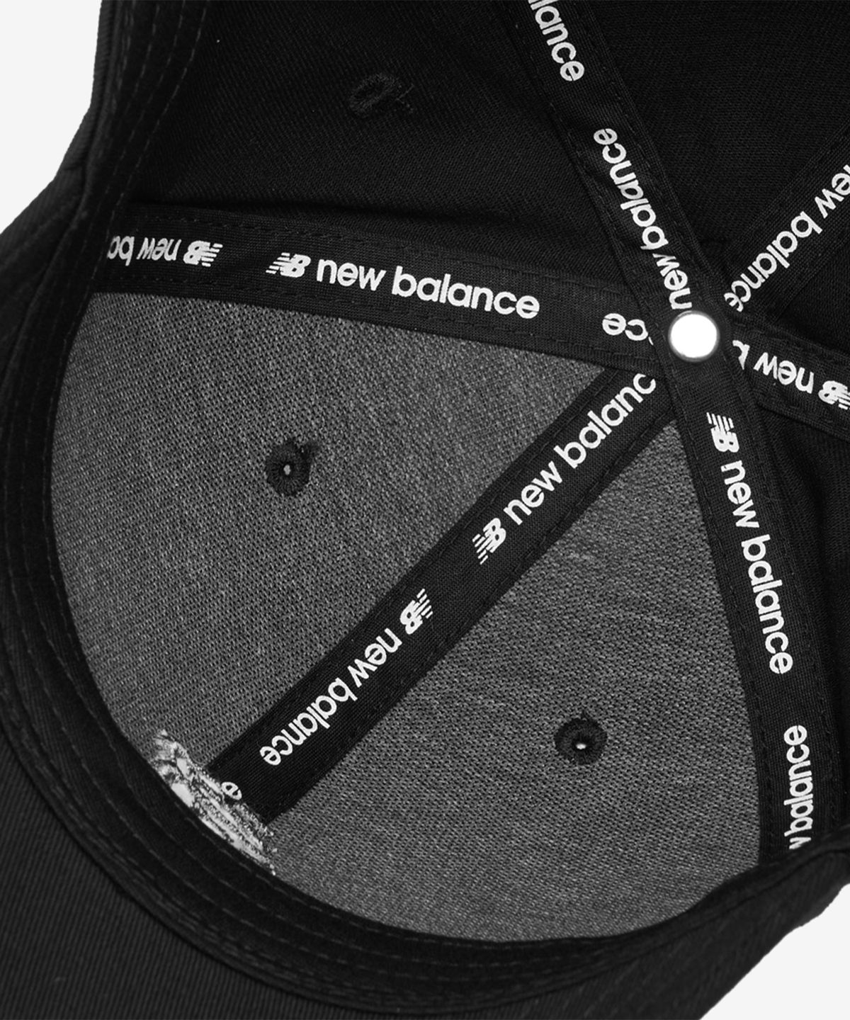 뉴발란스(NEW BALANCE) NBGDGF1101 / 스택트로고 스트럭쳐 볼캡 (BLACK)