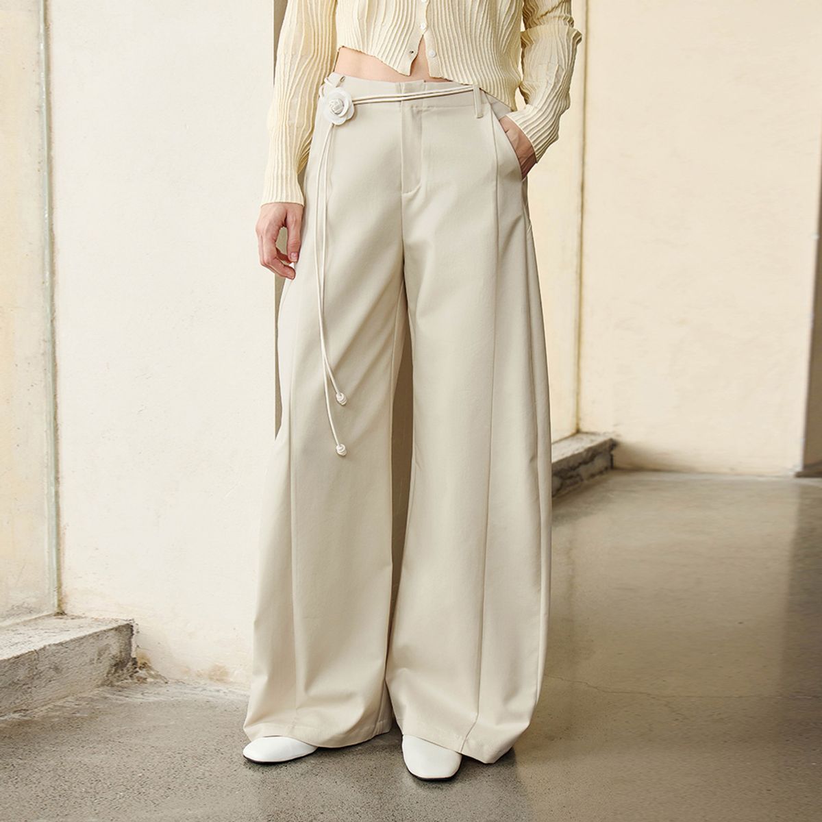 와이와이아이엠(YYIAM) YY_Casual straight wide pants_2 color