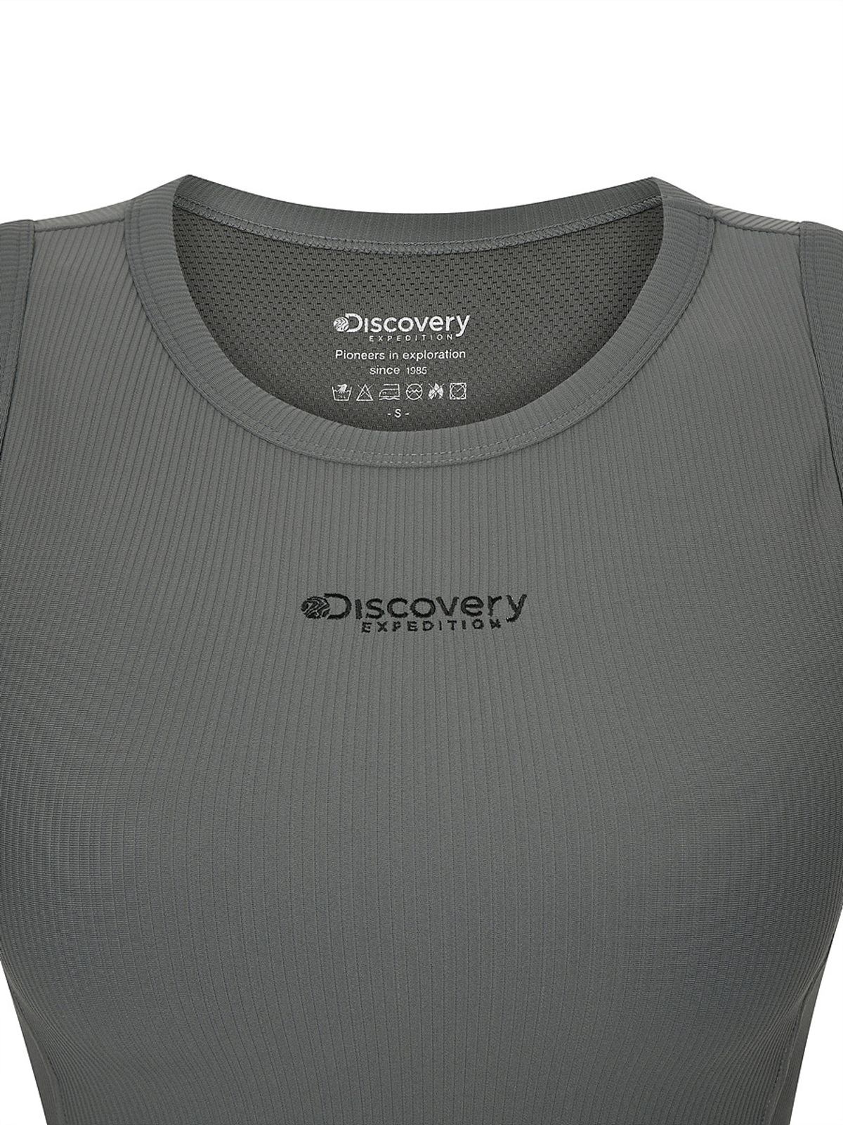 디스커버리 익스페디션(DISCOVERY EXPEDITION) 우먼스 골지 나시형 브라탑 (D/GREY)