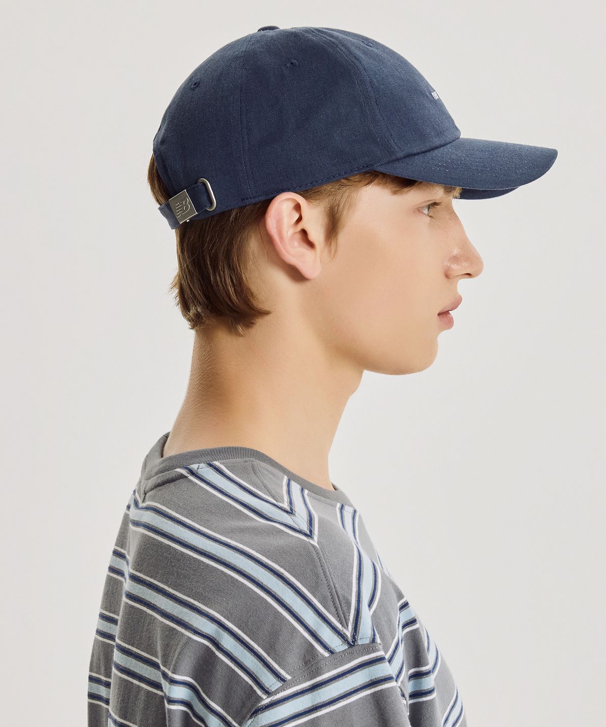 뉴발란스(NEW BALANCE) NBGDGF1102 / 레터로고 볼캡 (NAVY)