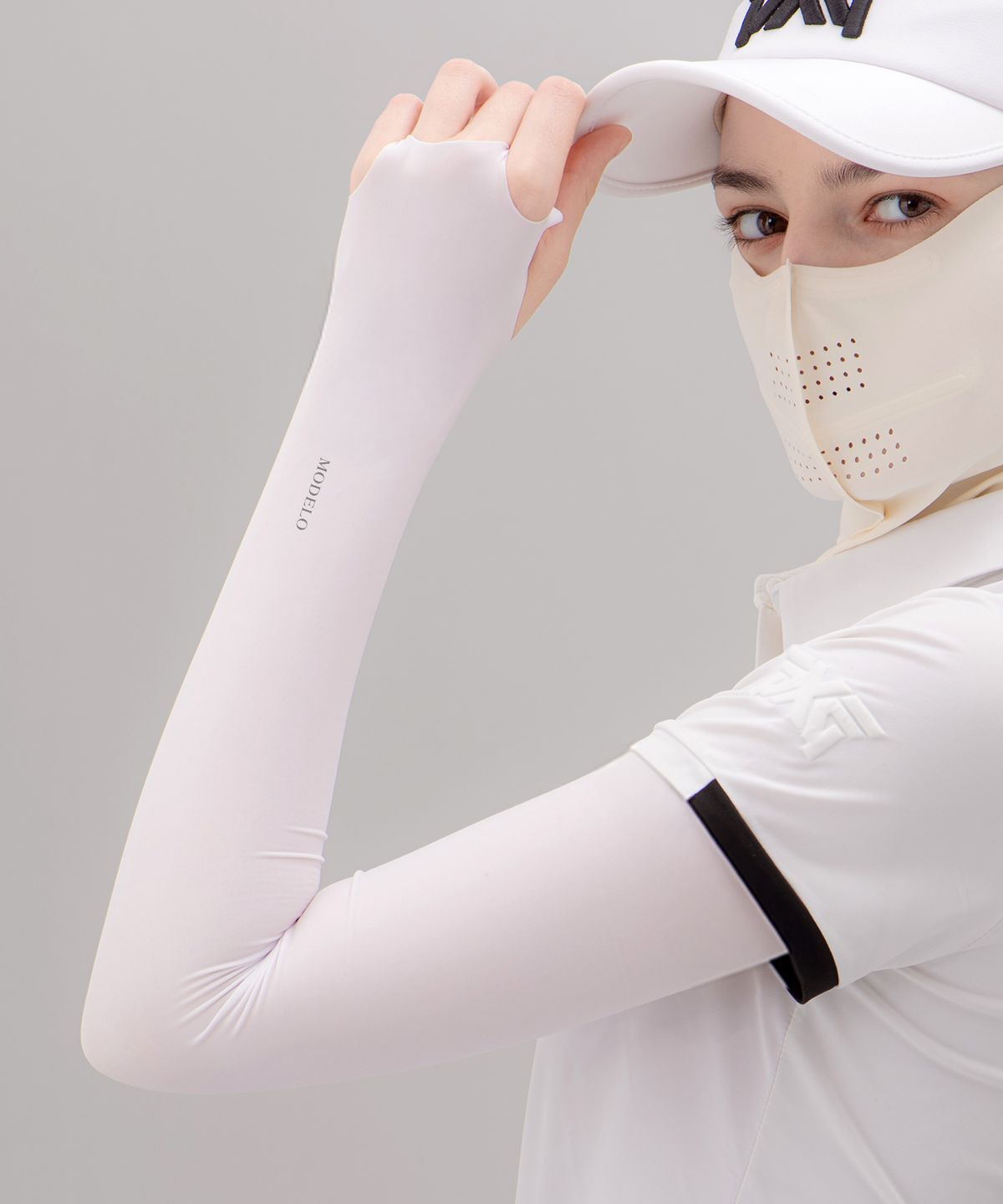 모델로 스포츠(MODELO SPORTS) 자외선차단 쿨냉감 팔토시  UPF50+