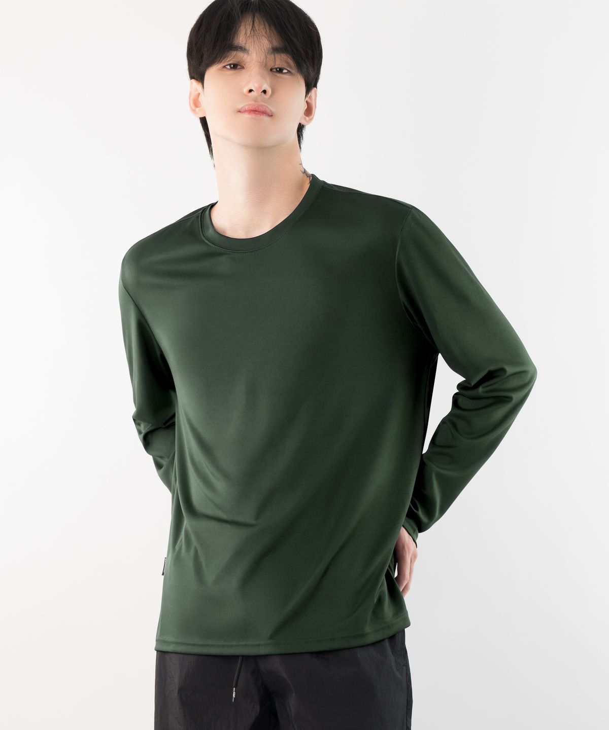 아르메데스(ARMEDES) 경량 쿨론 라운드 긴팔 티셔츠 AR-214 (6컬러)