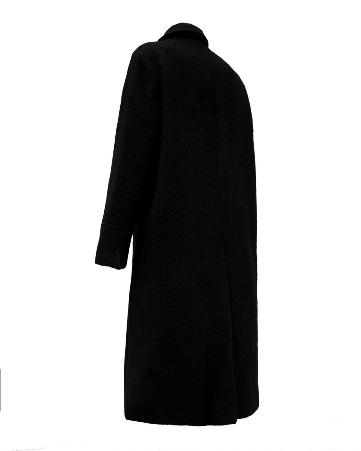 튜드(TUDE) 롱 울코트 블랙