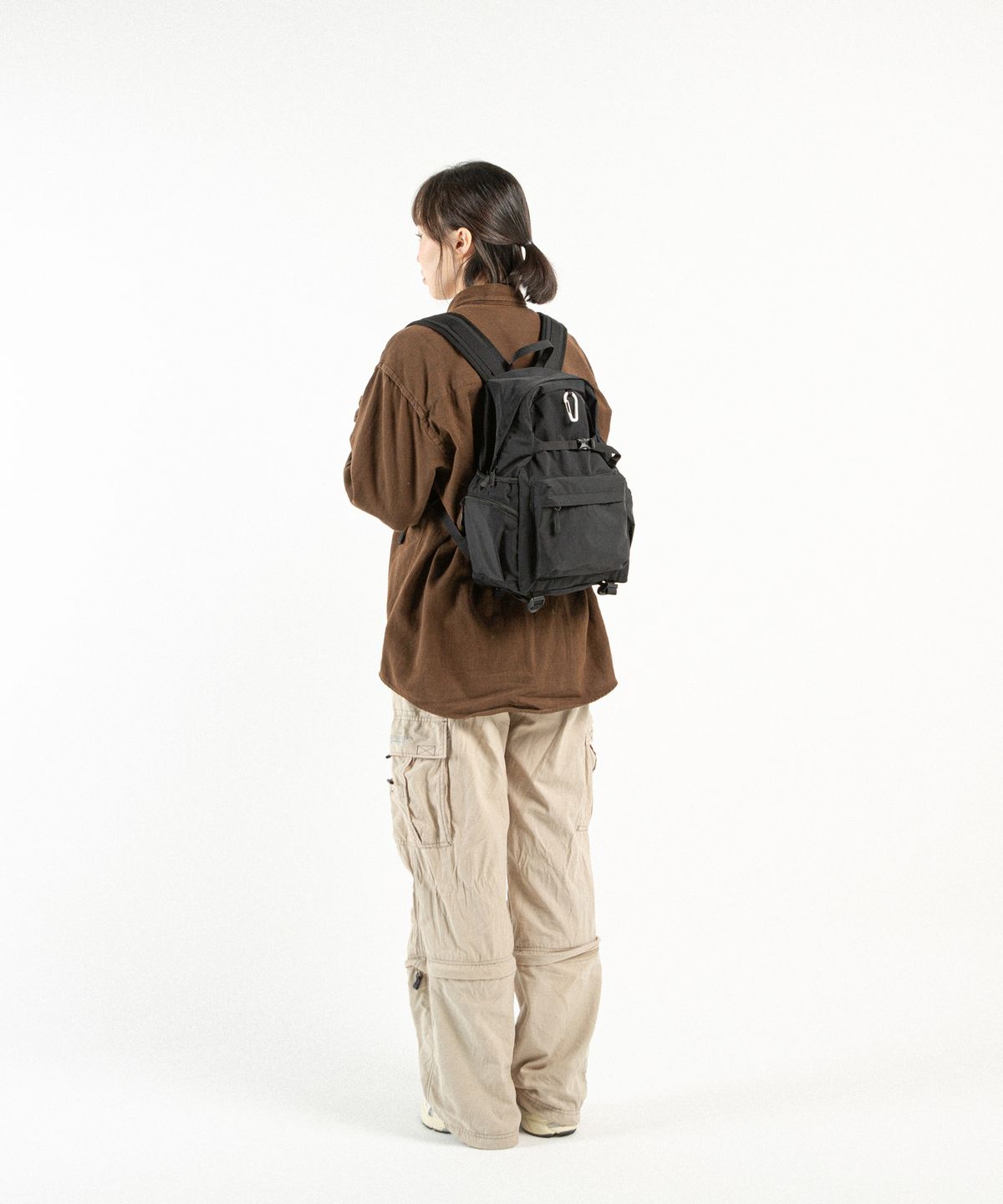 제너(JENNER) 라이트 리사이클 나일론 백팩_스몰 [블랙]