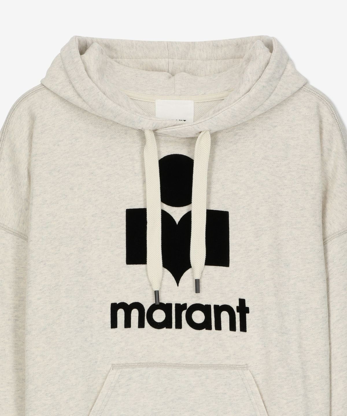MUSINSA | ISABEL MARANT Miley Logo Hoodie - Ecru