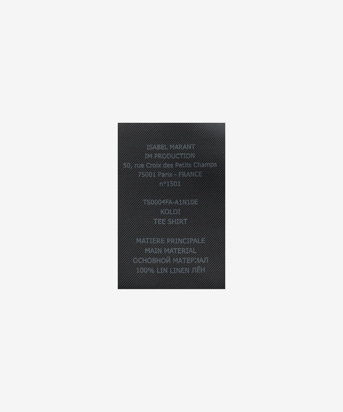 이자벨마랑(ISABEL MARANT) 콜디 로고 반소매 티셔츠 - 화이트 / TS0004FAA1N10E20WH