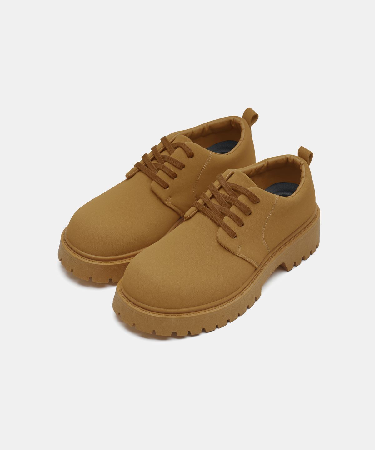 식스핏(6FT) [미누의코디 x 식스핏]BOLD TOE DERBY (BROWN)