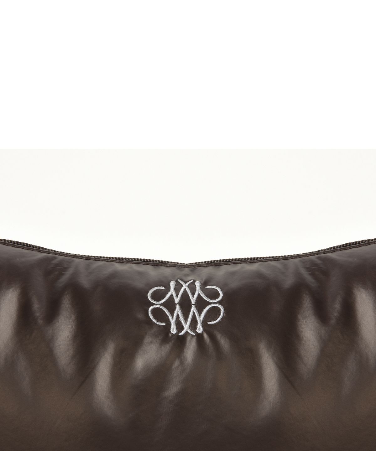 닉앤니콜(NICK&NICOLE) NICOLE GLOSSY SHOULDER KNOT BAG_BROWN