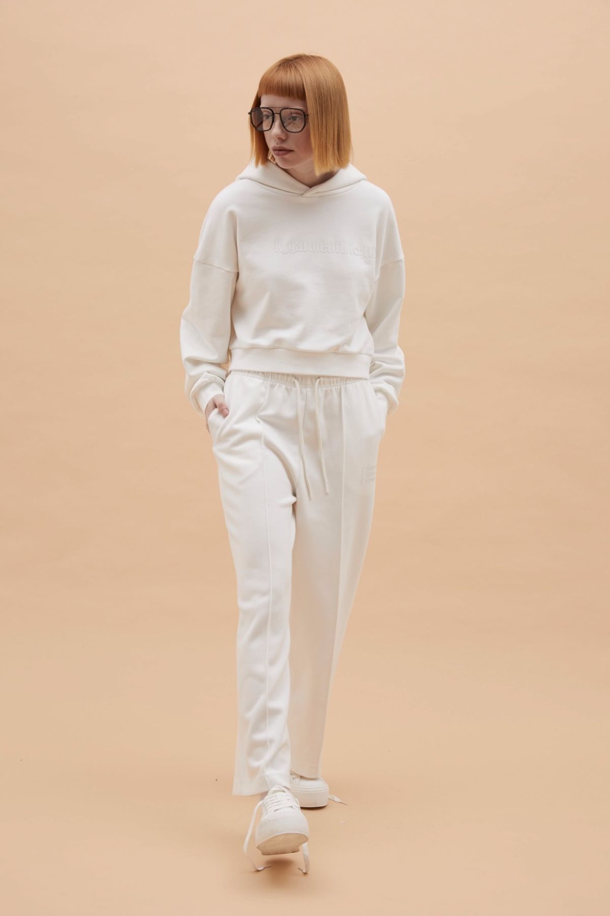 카먼트(K-GARMENT) U 레직기 팬츠 WHITE