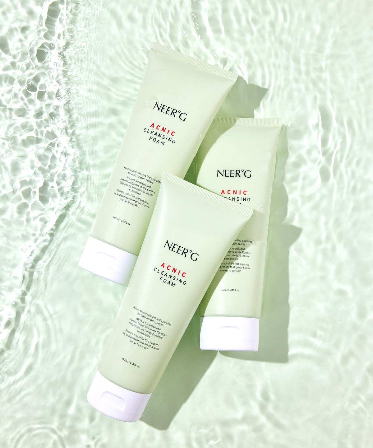 니얼지(NEERG) [유수분조절/피지제거] 아크닉 피부 완화 기능성  클렌징 폼  150ml