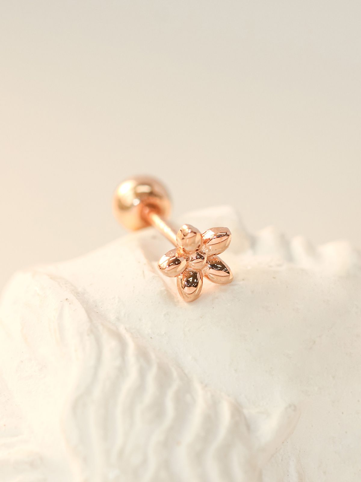 미니멀피어싱(MINIMALPIERCING) 14K 미니미 들꽃 피어싱 귀걸이