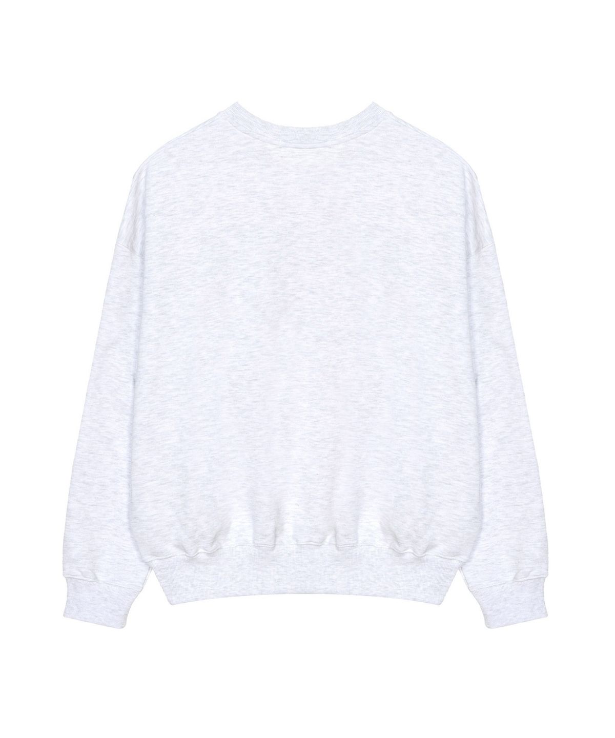 닉앤니콜(NICK&NICOLE) NICOLE ROSE PRINTING SWEATSHIRT_MELANGE BLACK
