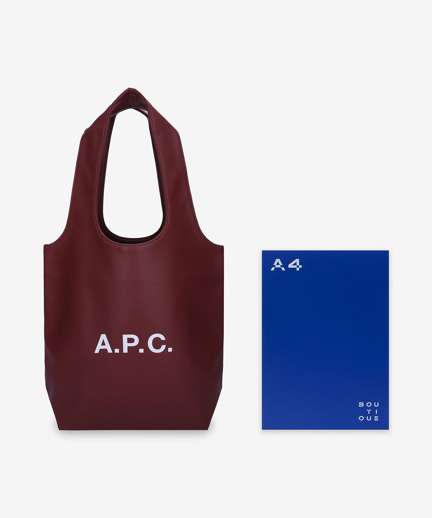 ★A.P.C.★ Small Ninnon Tote Bag Vino PUAATM61861GAE MUSINSA | A.P.C. Small Ninnon Tote Bag - Vino / PUAATM61861GAE