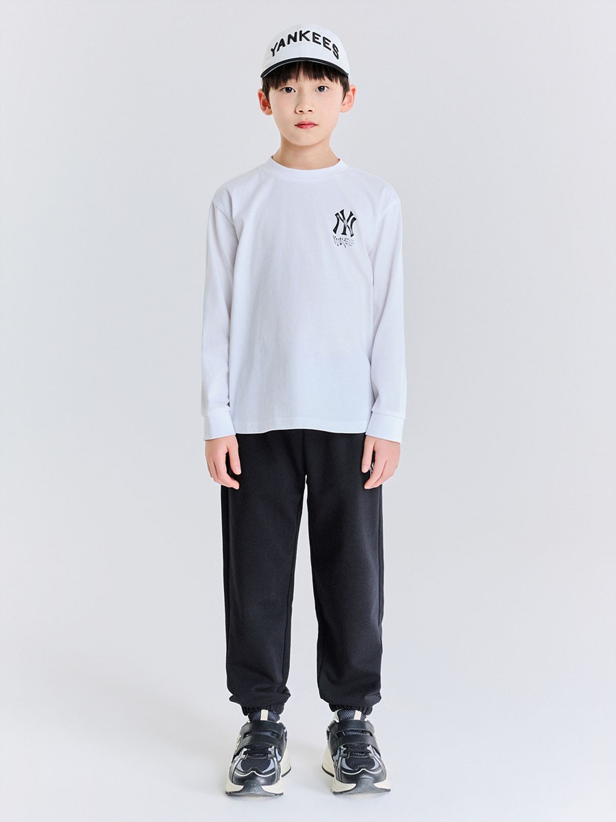 엠엘비 키즈(MLB KIDS) 바시티 VEST 긴팔 SET NY (Black)