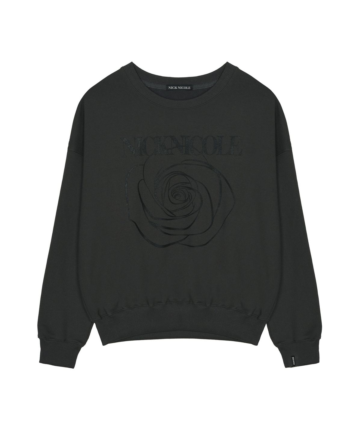 닉앤니콜(NICK&NICOLE) NICOLE ROSE PRINTING SWEATSHIRT_12 COLOR