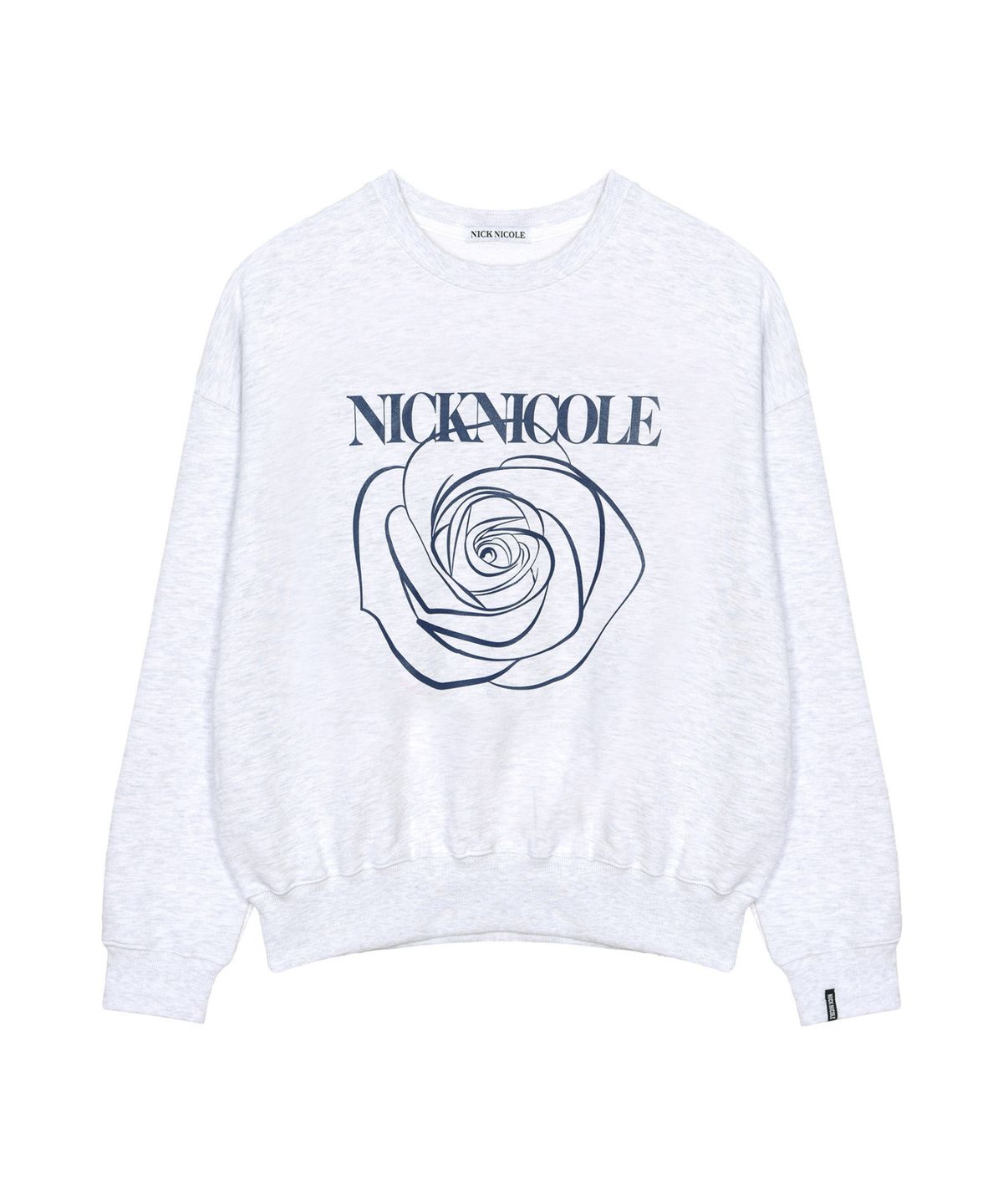 닉앤니콜(NICK&NICOLE) NICOLE ROSE PRINTING SWEATSHIRT_12 COLOR