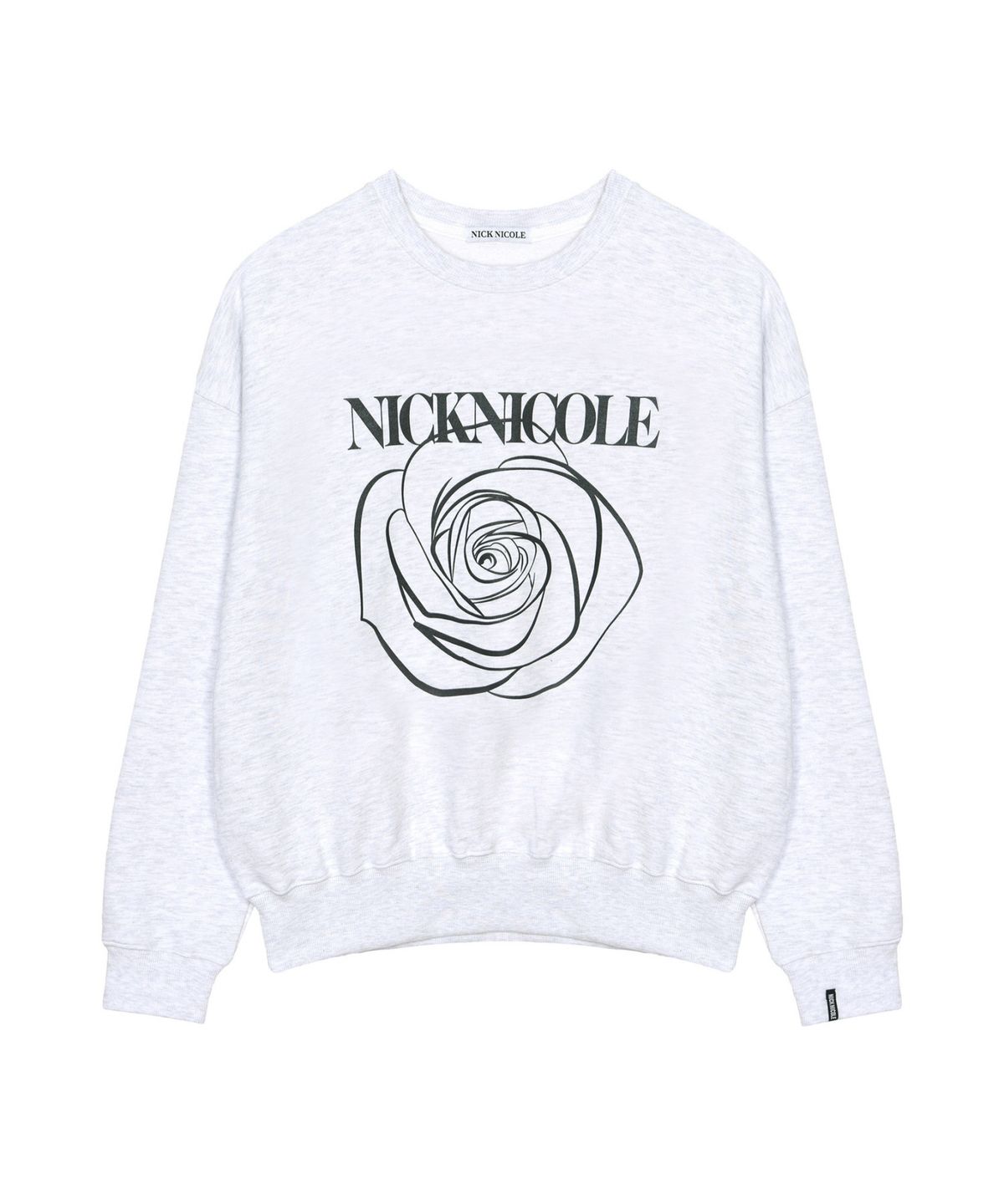 닉앤니콜(NICK&NICOLE) NICOLE ROSE PRINTING SWEATSHIRT_12 COLOR