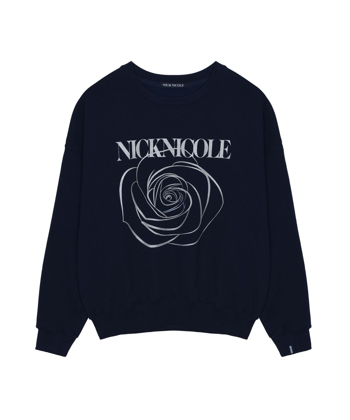 닉앤니콜(NICK&NICOLE) NICOLE ROSE PRINTING SWEATSHIRT_12 COLOR