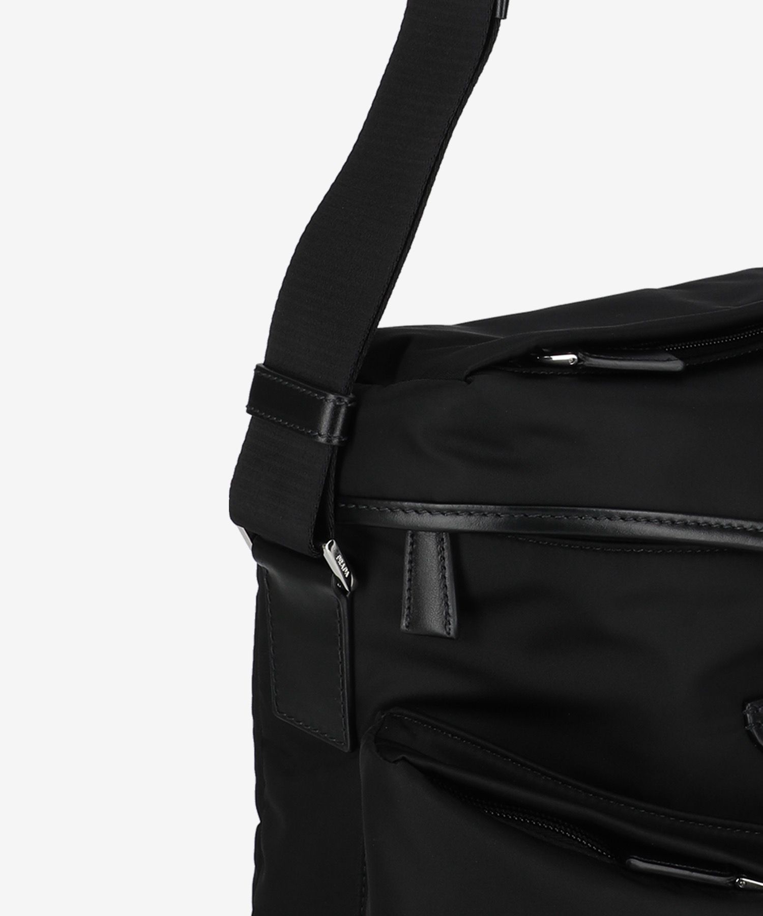 ★PRADA★ Re-Nylon and Saffiano Shoulder Bag Black 2VD0622DW Prada Re-Nylon And Saffiano Leather Shoulder Bag | Saks